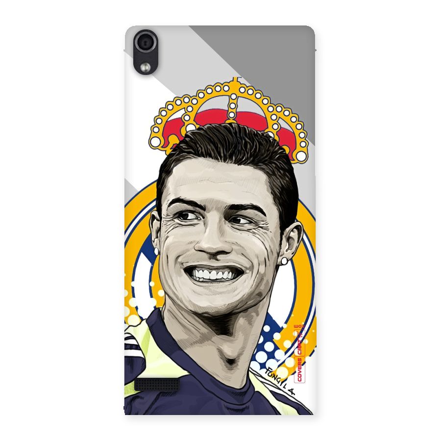 Ronaldo Madrid King Back Case for Ascend P6