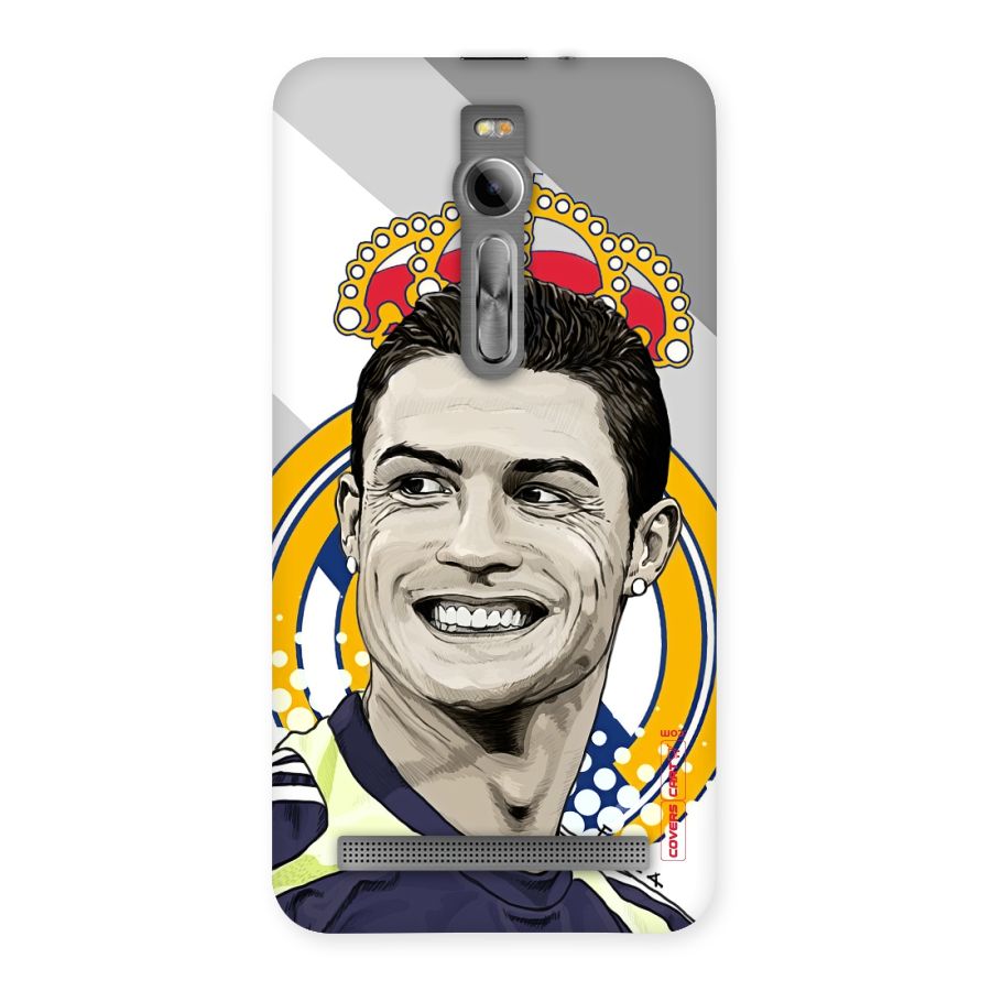 Ronaldo Madrid King Back Case for Asus Zenfone 2