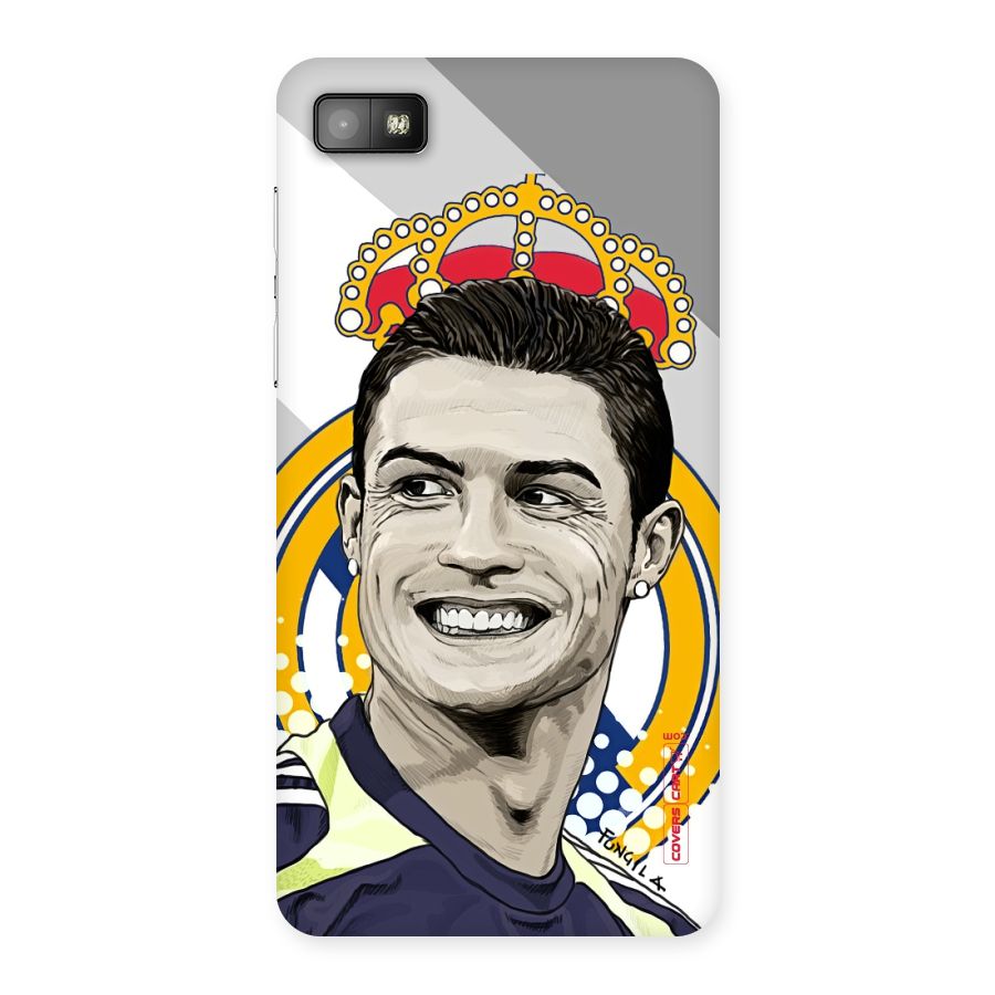 Ronaldo Madrid King Back Case for Blackberry Z10