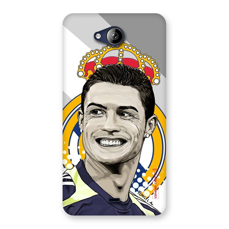 Ronaldo Madrid King Back Case for Canvas Play Q355