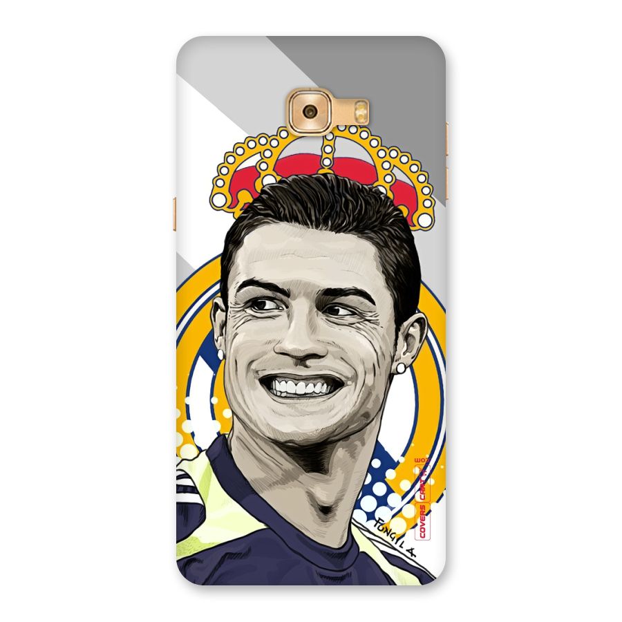 Ronaldo Madrid King Back Case for Galaxy C9 Pro