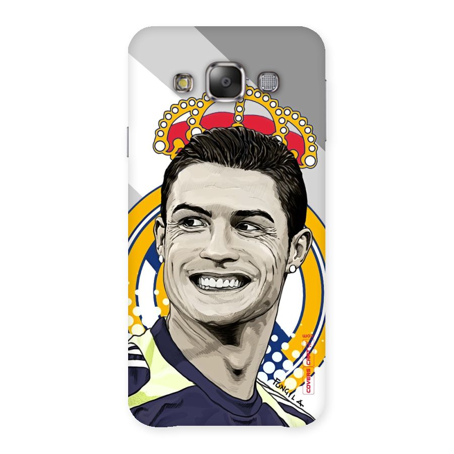 Ronaldo Madrid King Back Case for Galaxy E7