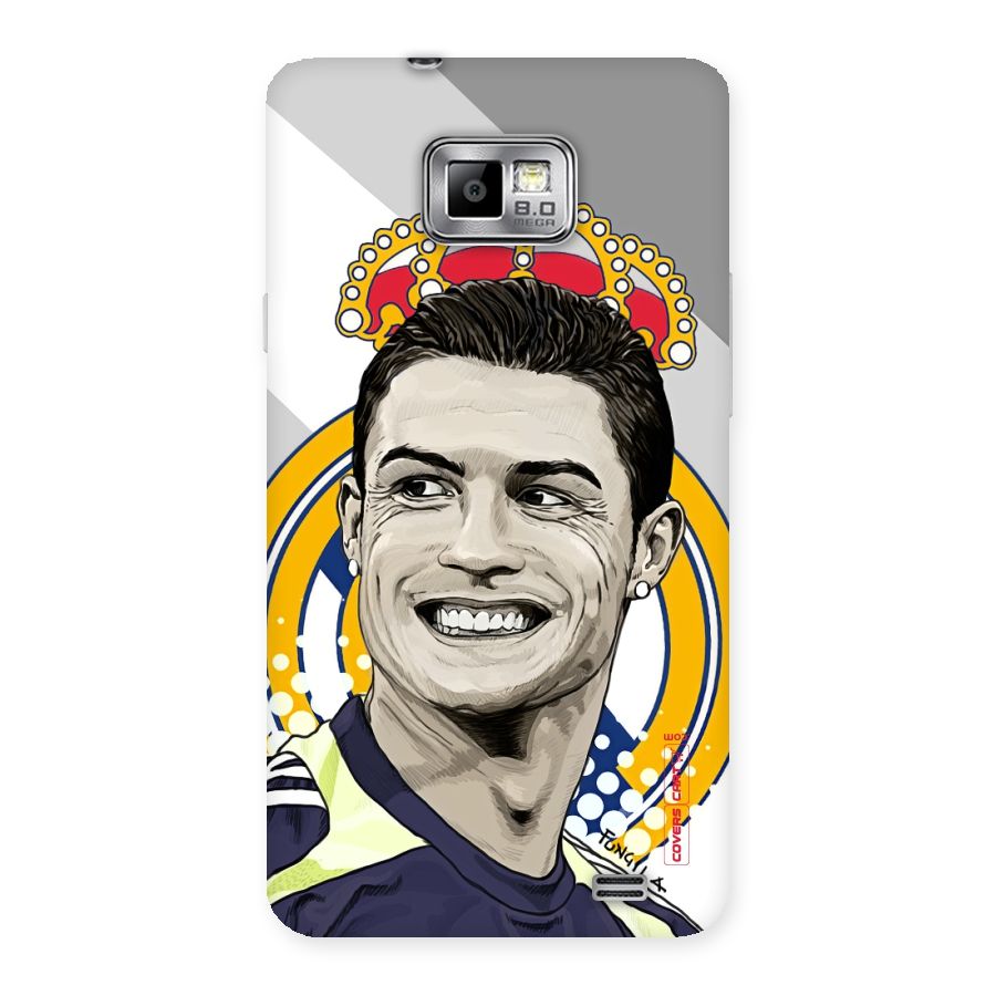 Ronaldo Madrid King Back Case for Galaxy S2