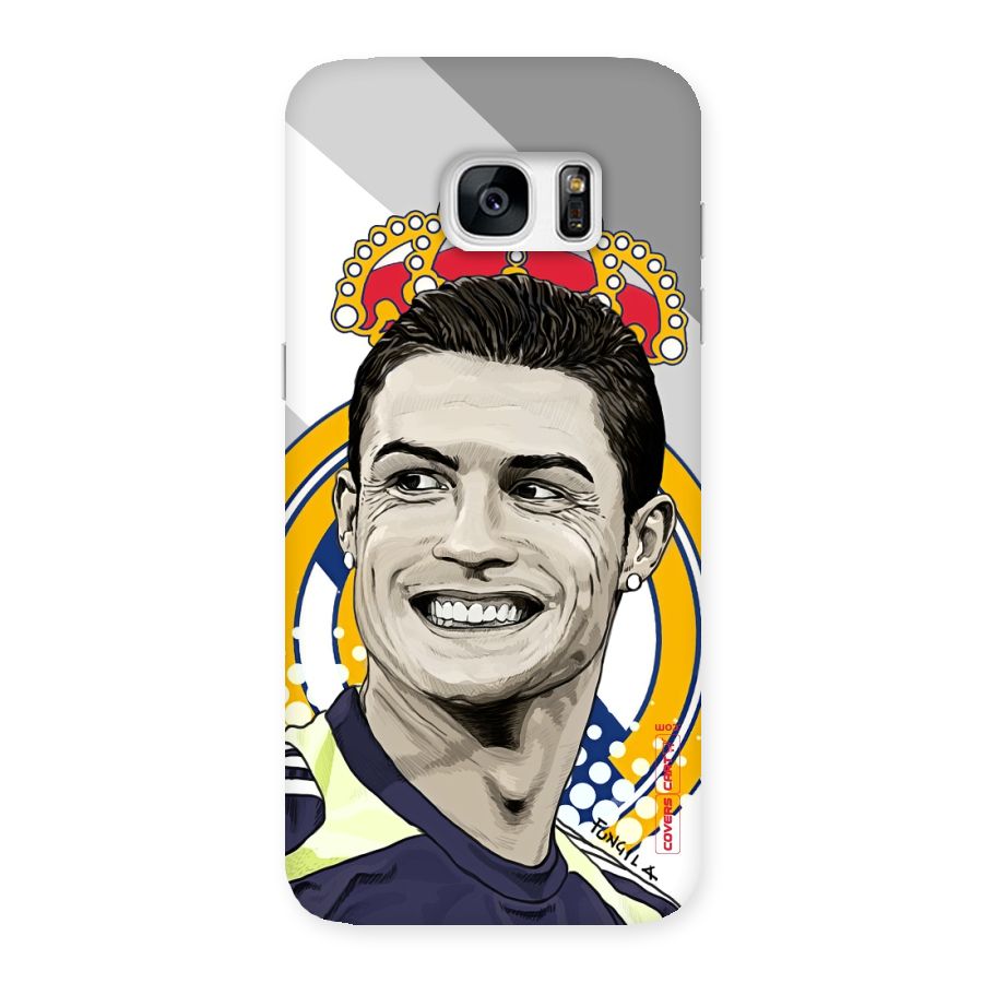 Ronaldo Madrid King Back Case for Galaxy S7 Edge