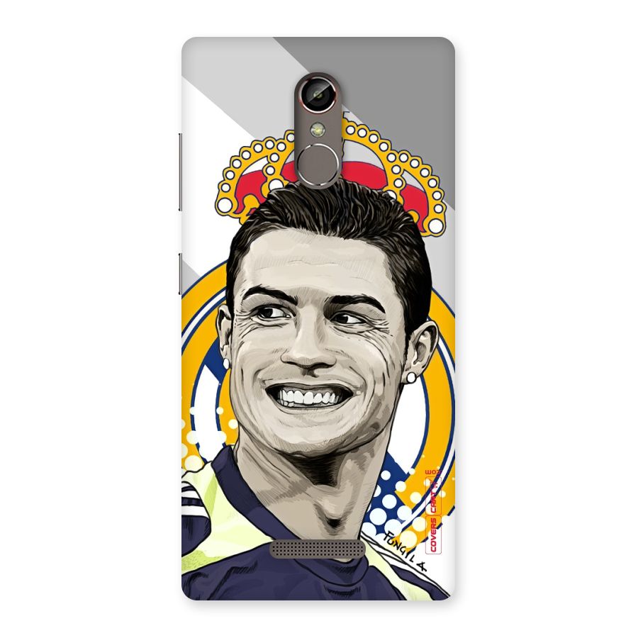 Ronaldo Madrid King Back Case for Gionee S6s