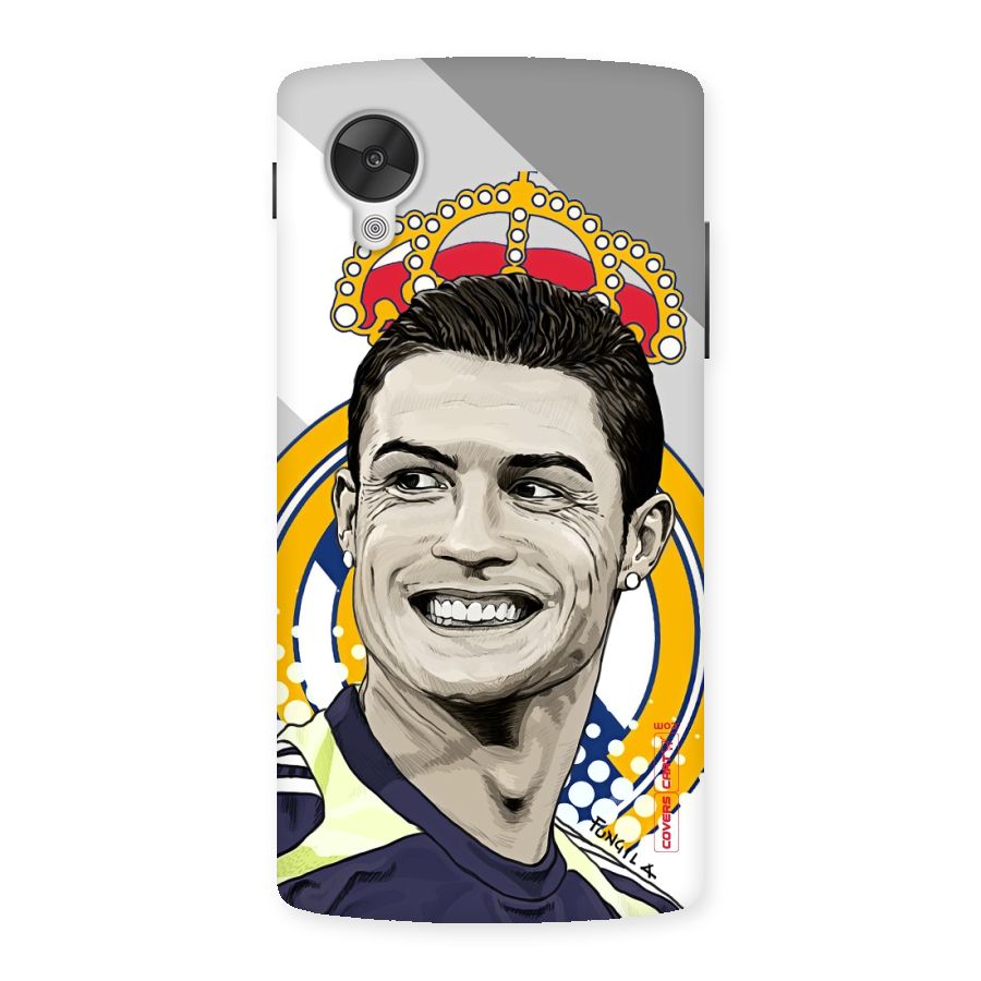 Ronaldo Madrid King Back Case for Google Nexsus 5