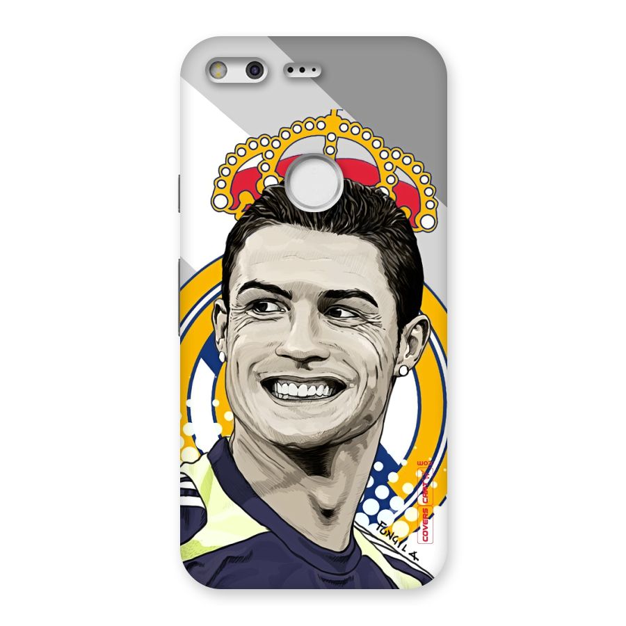 Ronaldo Madrid King Back Case for Google Pixel