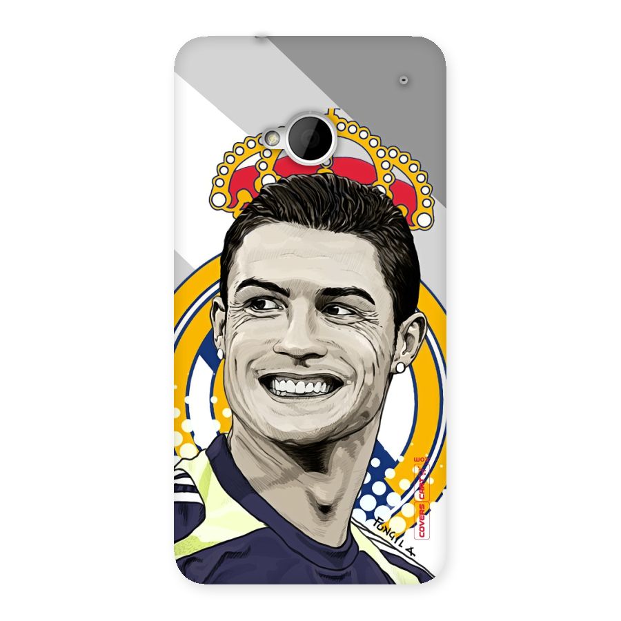 Ronaldo Madrid King Back Case for HTC One M7
