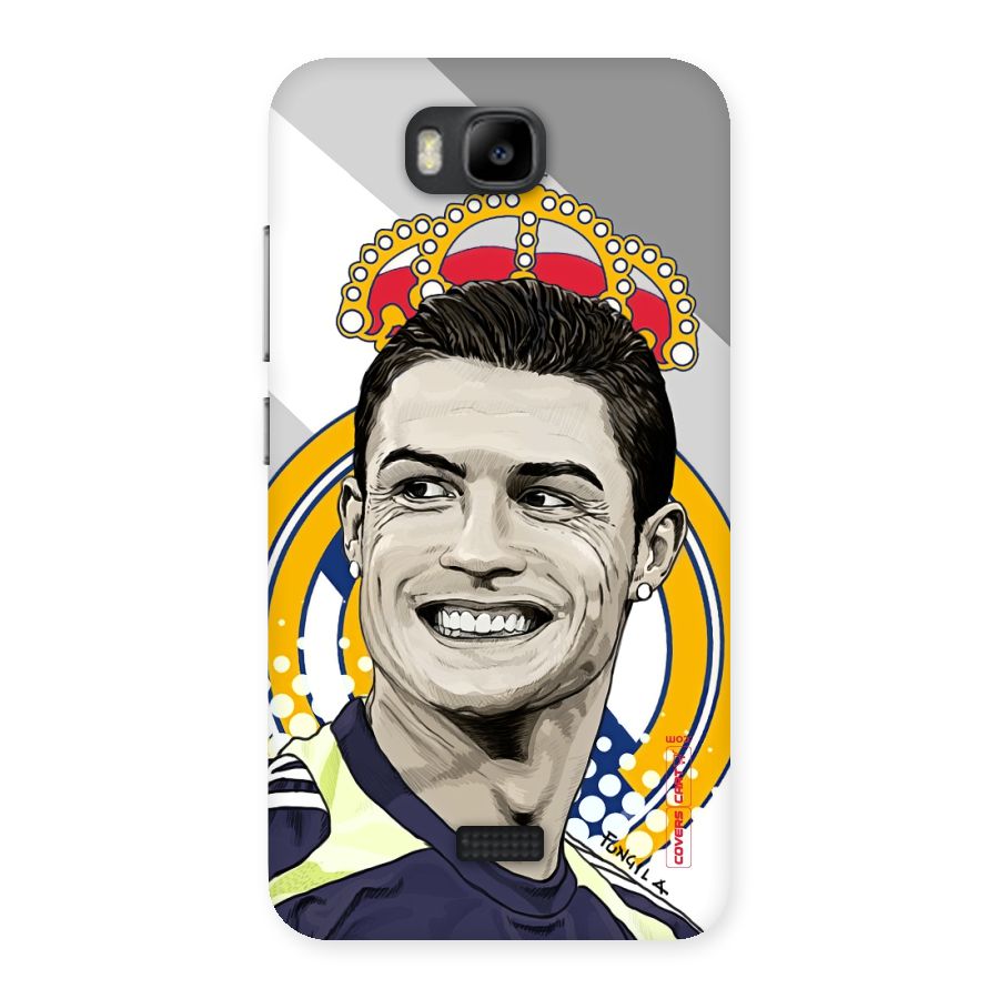 Ronaldo Madrid King Back Case for Honor Bee