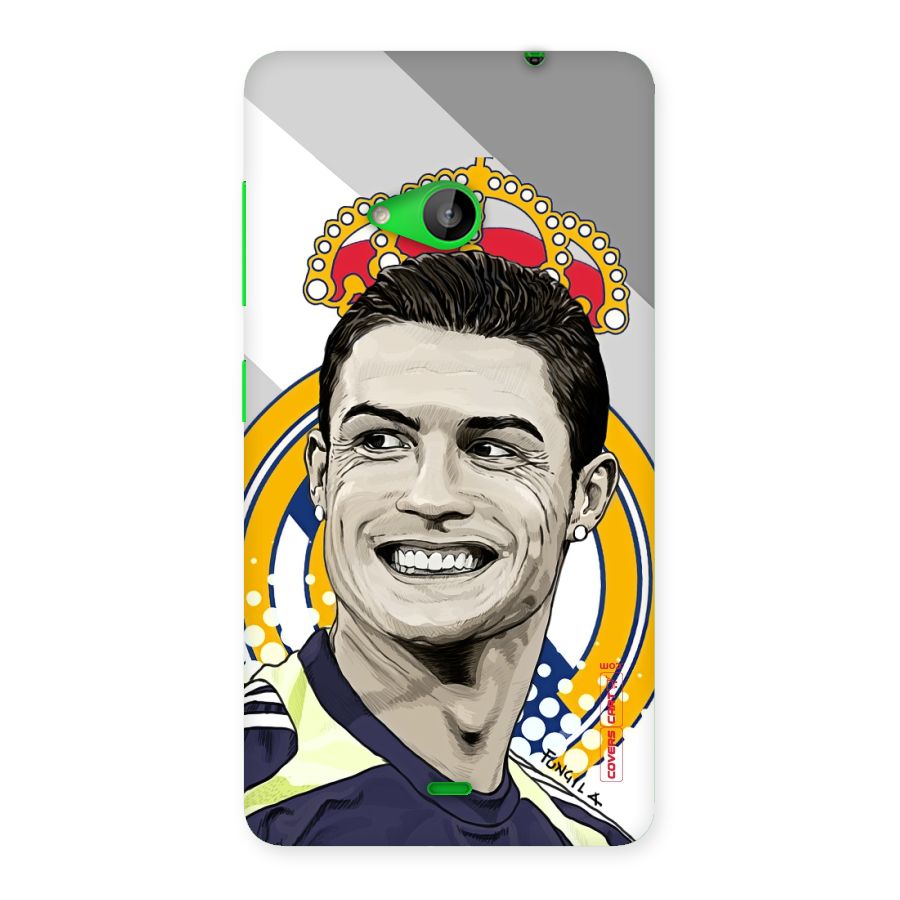 Ronaldo Madrid King Back Case for Lumia 535
