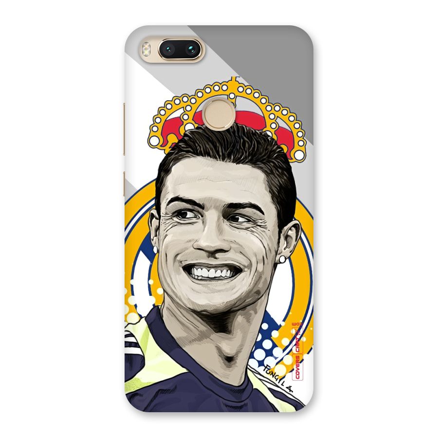 Ronaldo Madrid King Back Case for Mi A1
