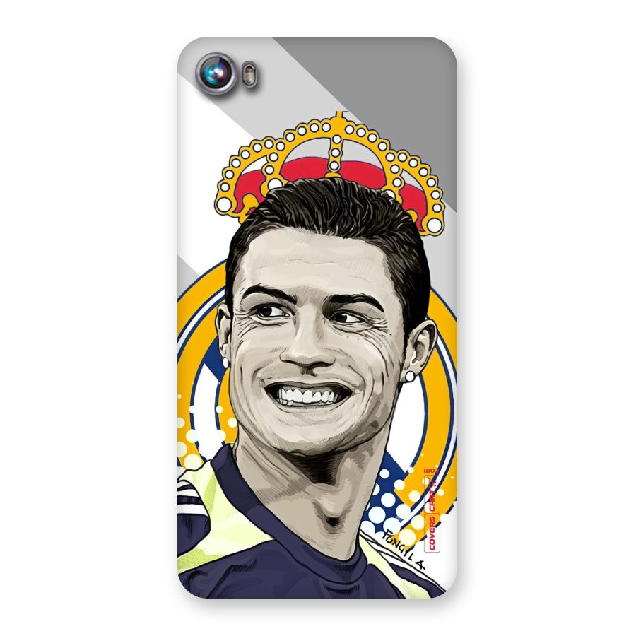 Ronaldo Madrid King Back Case for Micromax Canvas Fire 4 A107