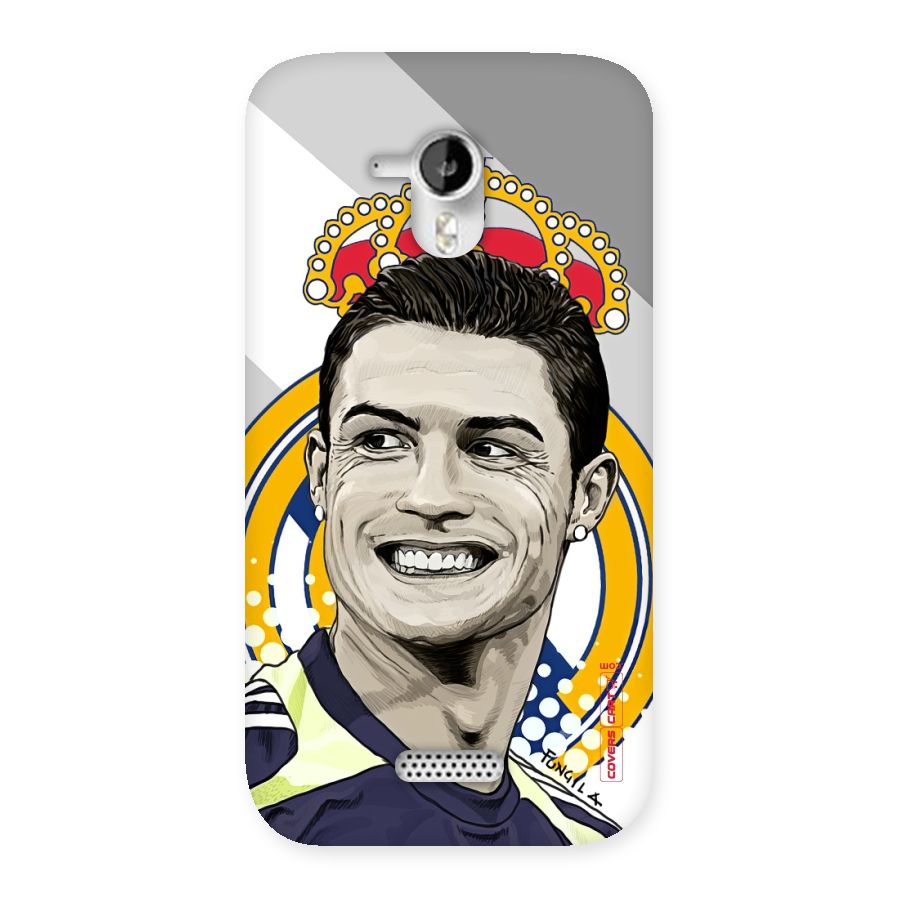 Ronaldo Madrid King Back Case for Micromax Canvas HD A116