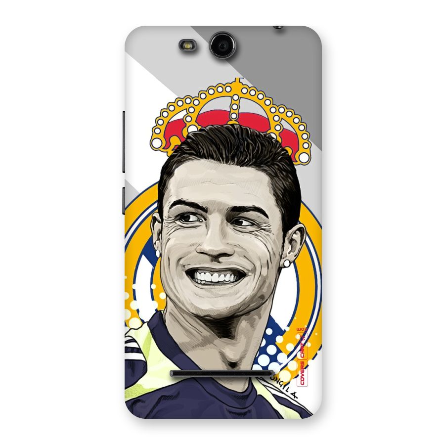 Ronaldo Madrid King Back Case for Micromax Canvas Juice 3 Q392