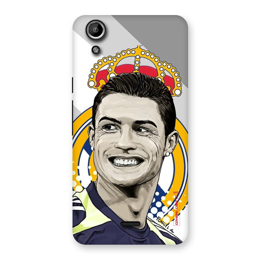 Ronaldo Madrid King Back Case for Micromax Canvas Selfie Lens Q345