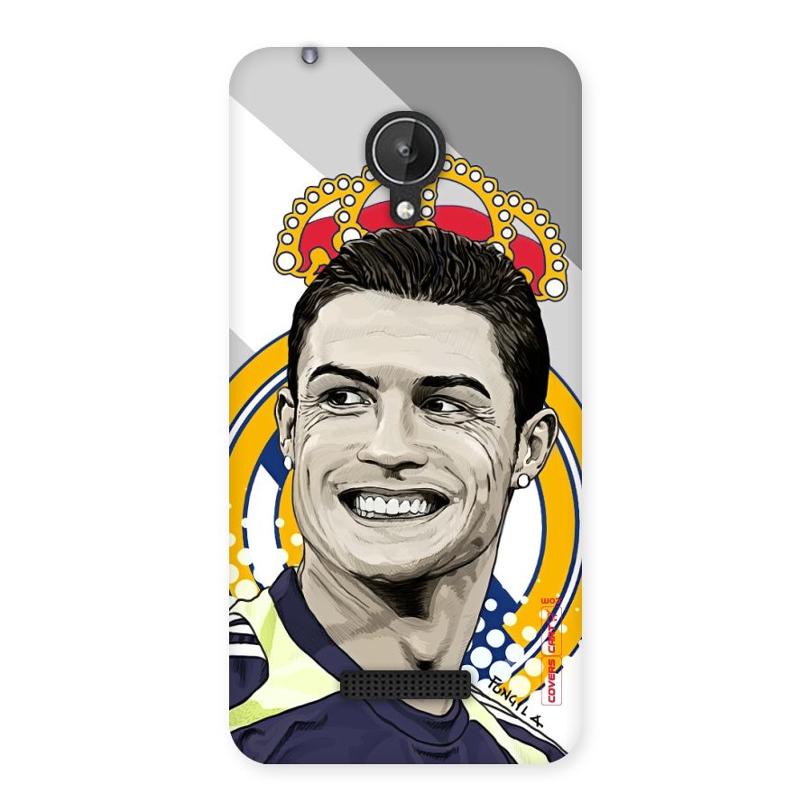 Ronaldo Madrid King Back Case for Micromax Canvas Spark Q380