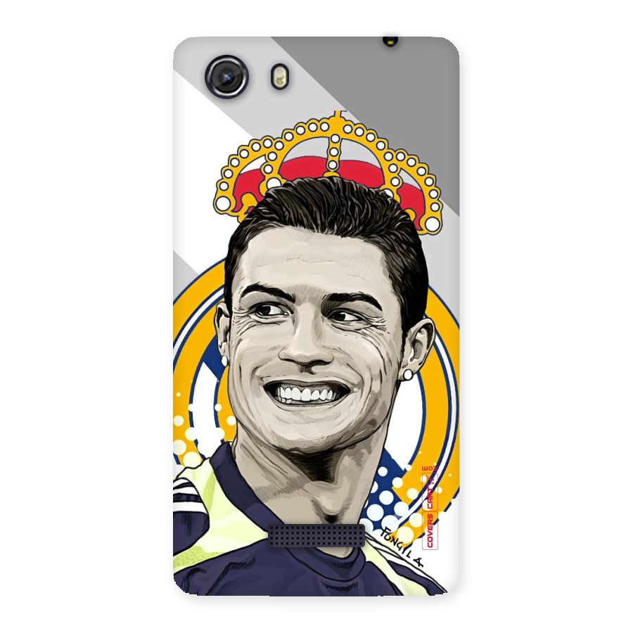 Ronaldo Madrid King Back Case for Micromax Unite 3