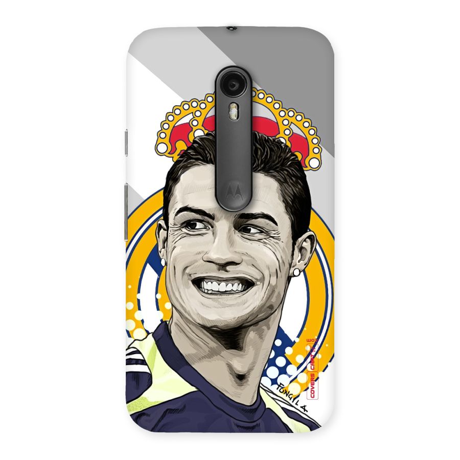 Ronaldo Madrid King Back Case for Moto G Turbo