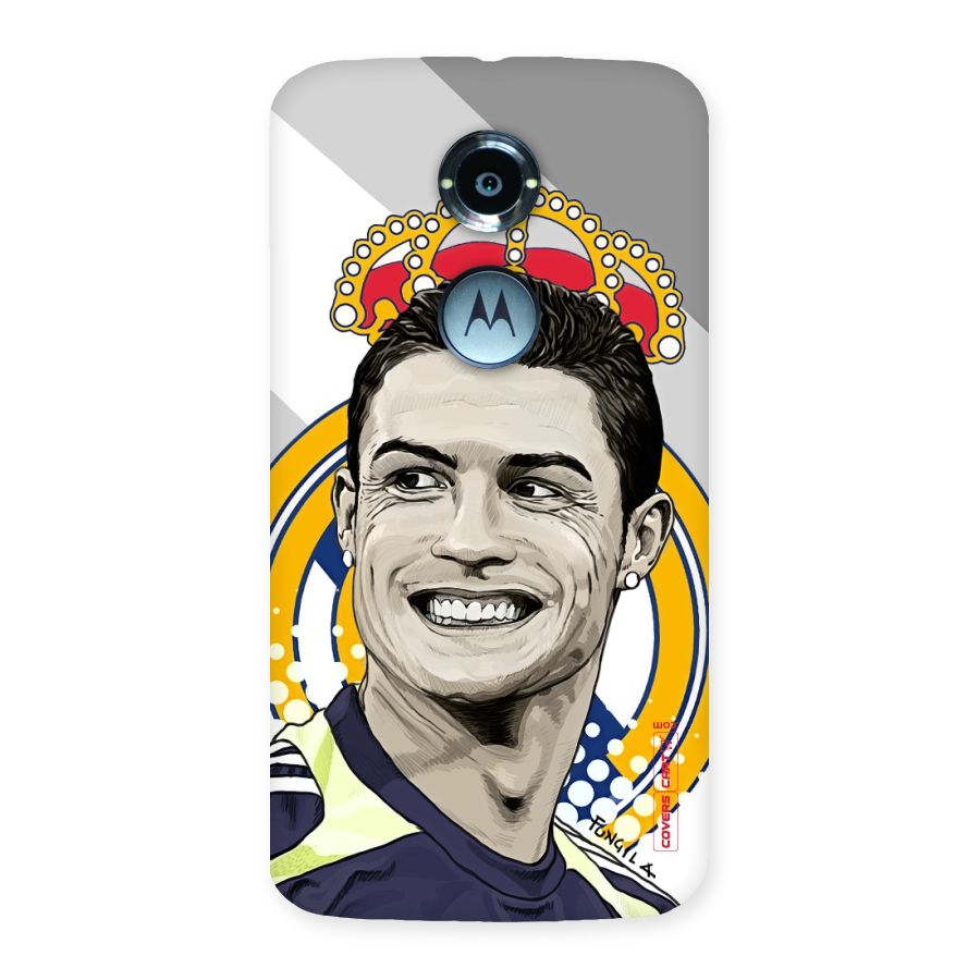 Ronaldo Madrid King Back Case for Moto X 2nd Gen