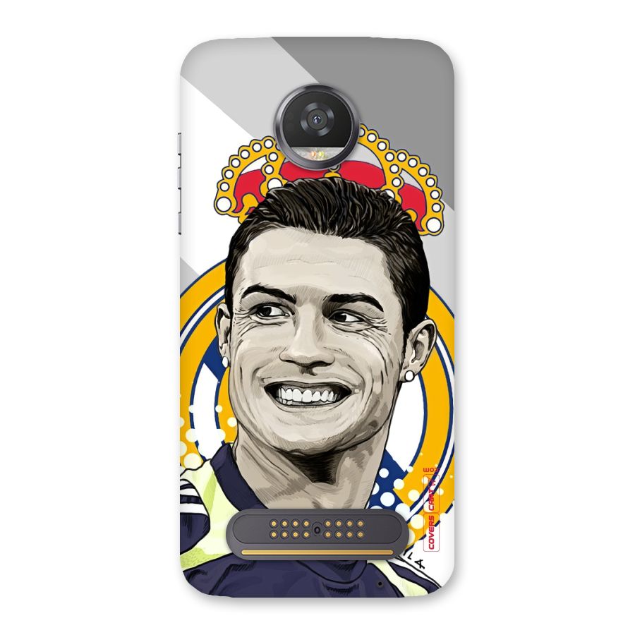 Ronaldo Madrid King Back Case for Moto Z2 Play