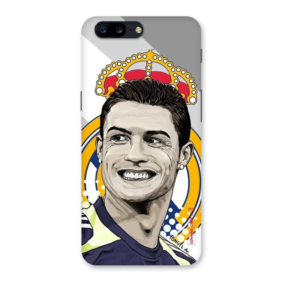 Ronaldo Madrid King Back Case for OnePlus 5