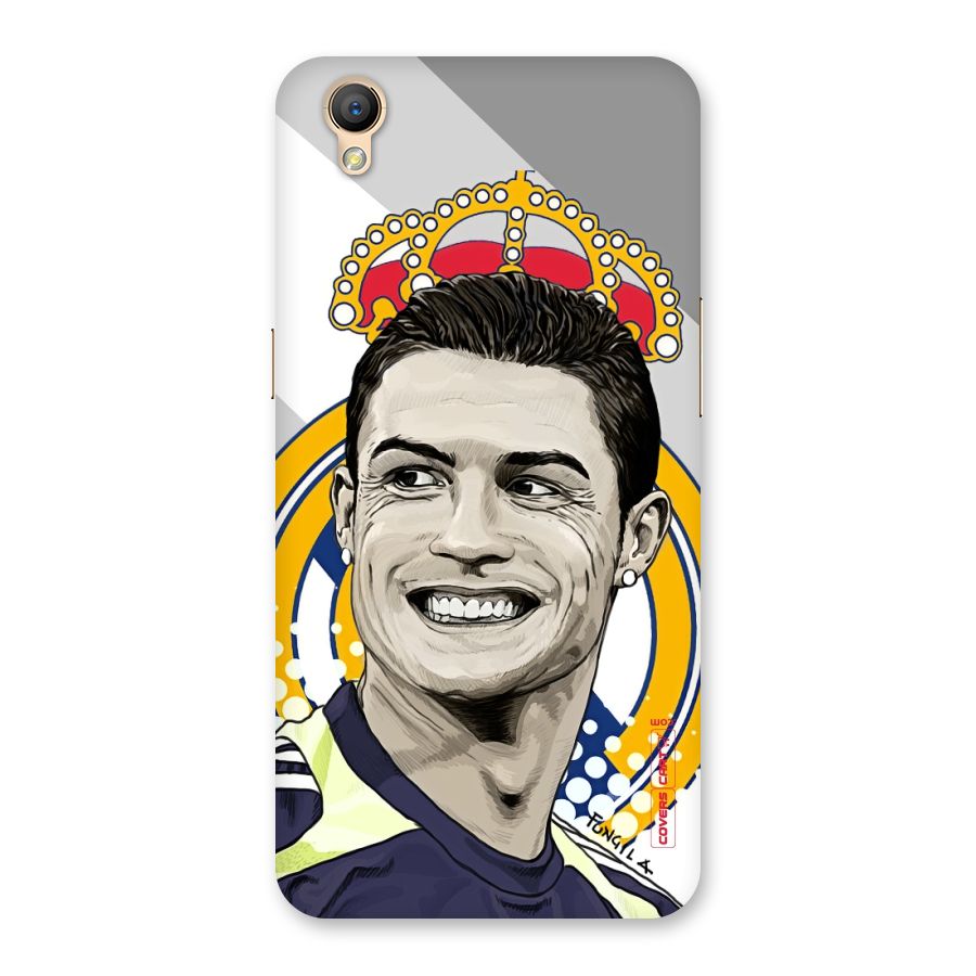 Ronaldo Madrid King Back Case for Oppo A37