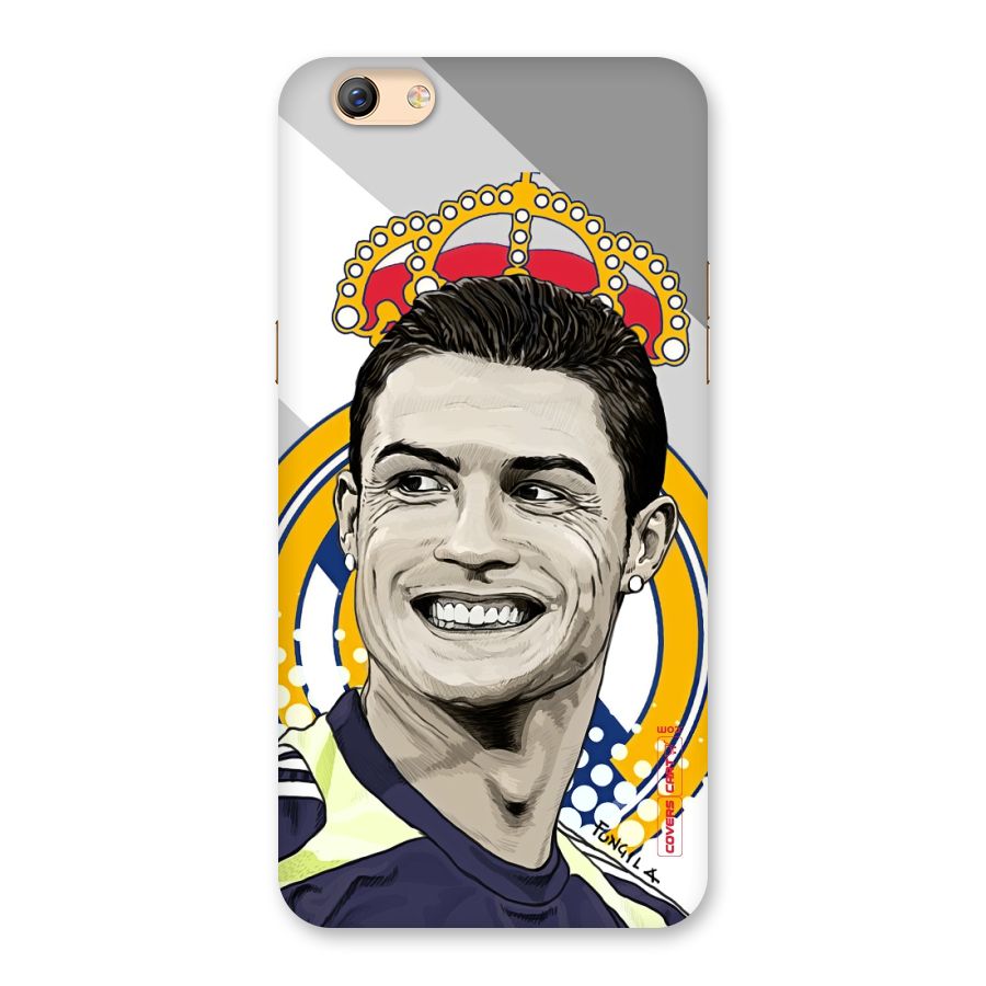 Ronaldo Madrid King Back Case for Oppo F3 Plus