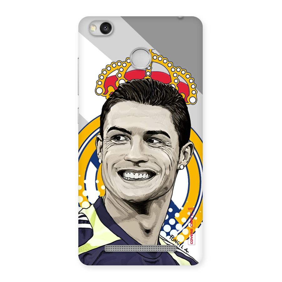 Ronaldo Madrid King Back Case for Redmi 3S Prime