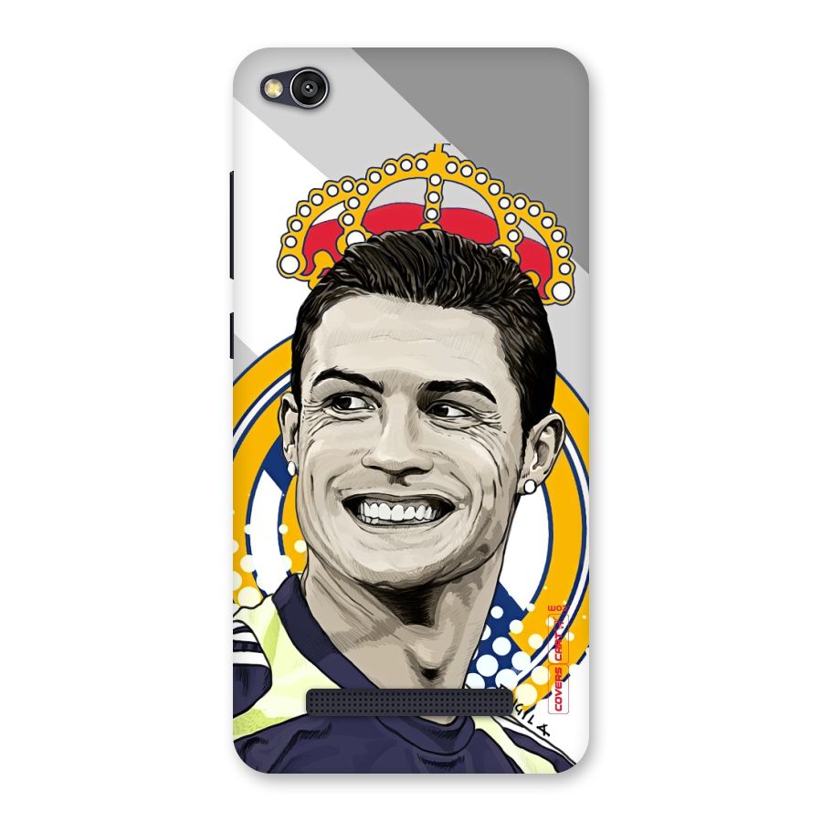 Ronaldo Madrid King Back Case for Redmi 4A