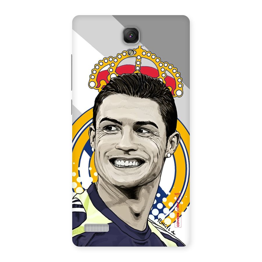 Ronaldo Madrid King Back Case for Redmi Note Prime