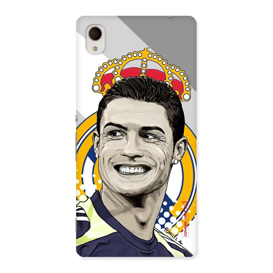 Ronaldo Madrid King Back Case for Sony Xperia M4