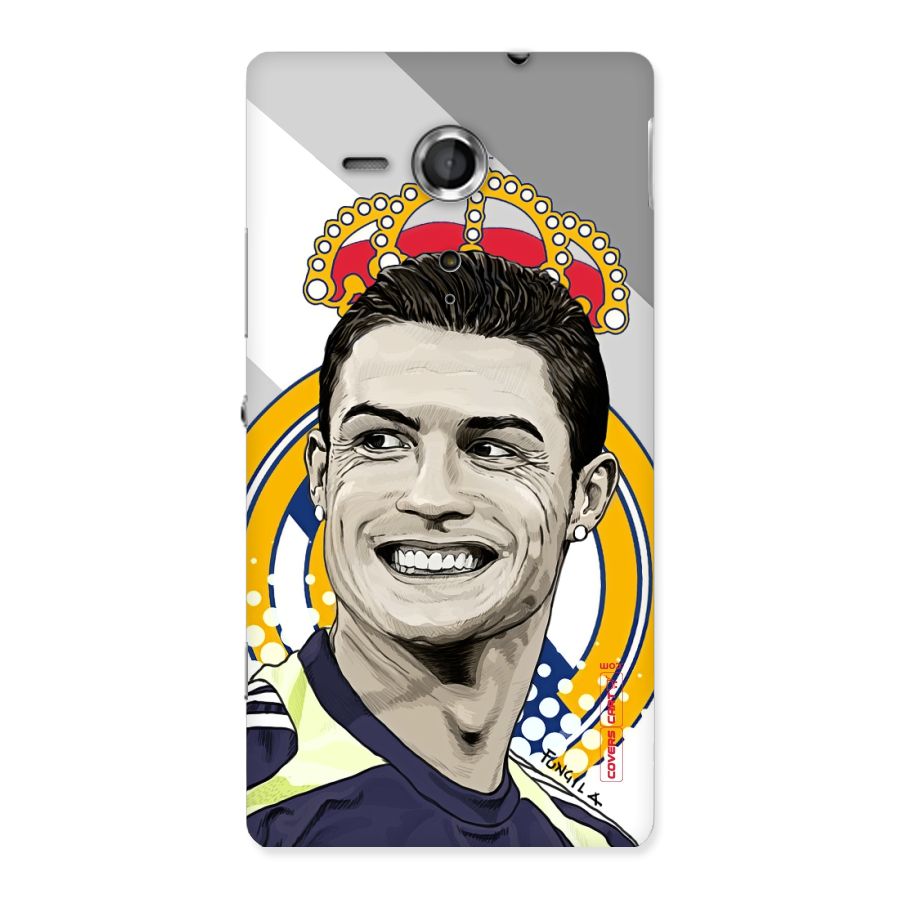 Ronaldo Madrid King Back Case for Sony Xperia SP