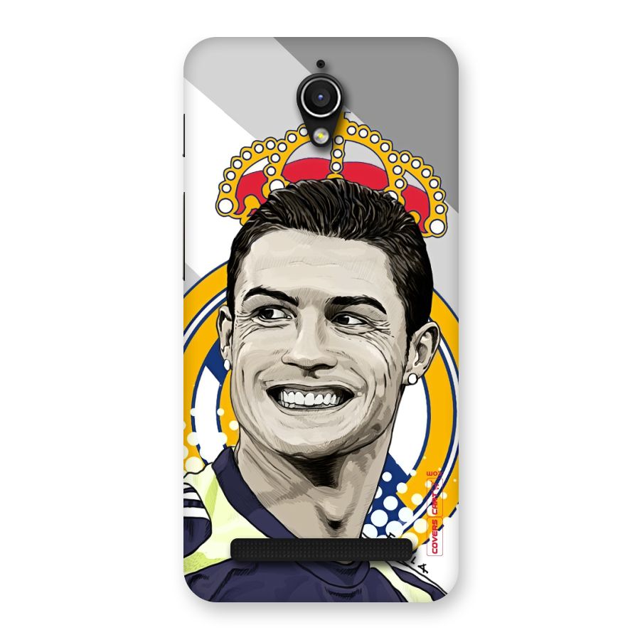 Ronaldo Madrid King Back Case for Zenfone Go