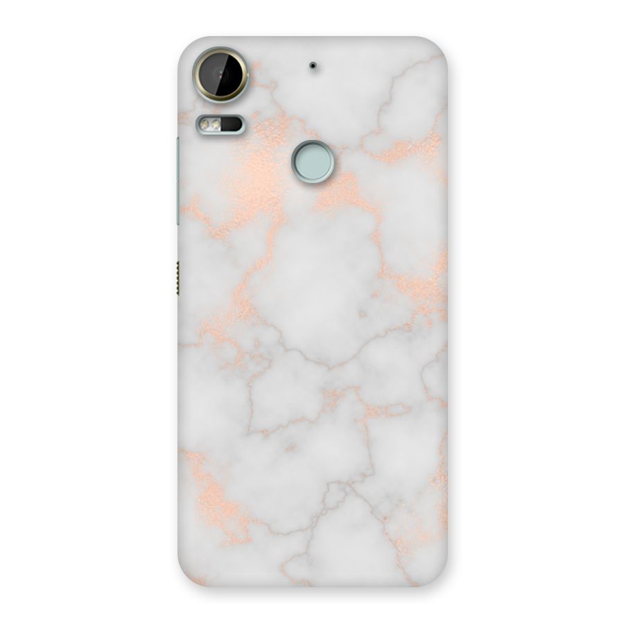 RoseGold Marble Back Case for Desire 10 Pro