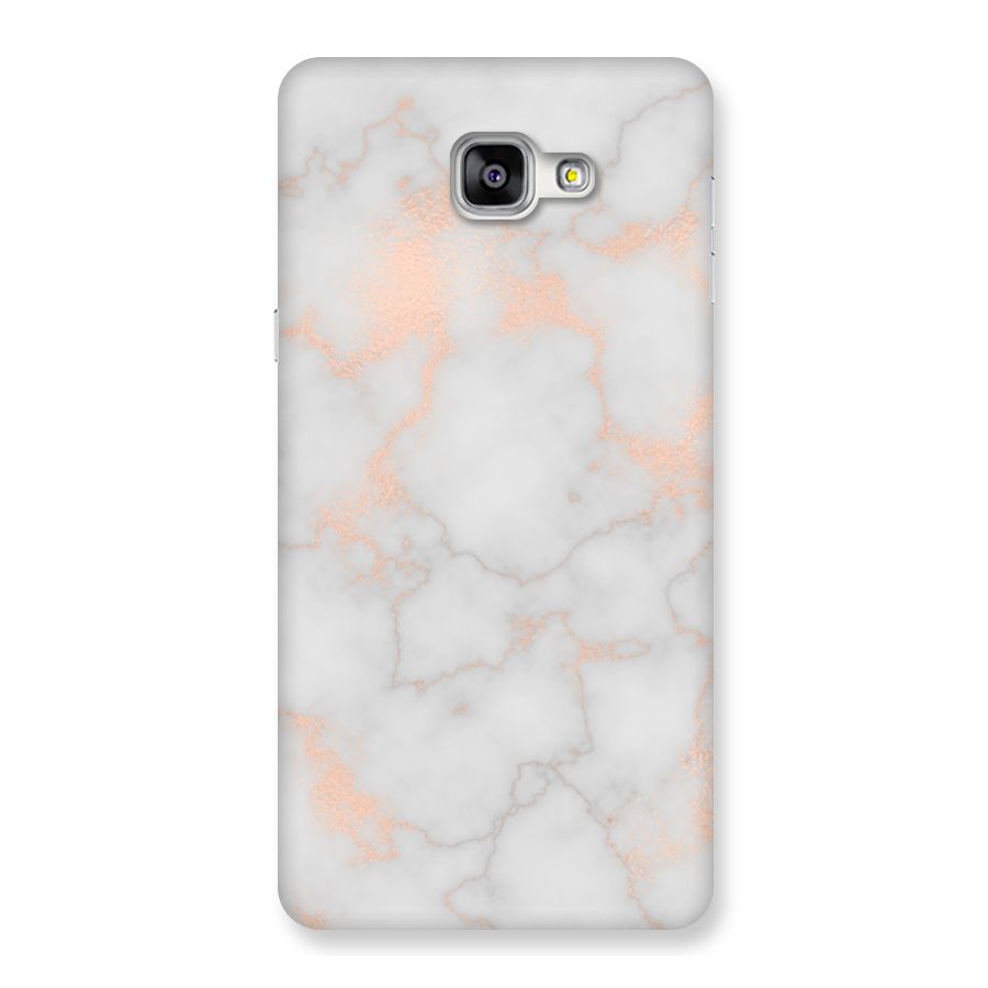 RoseGold Marble Back Case for Galaxy A9