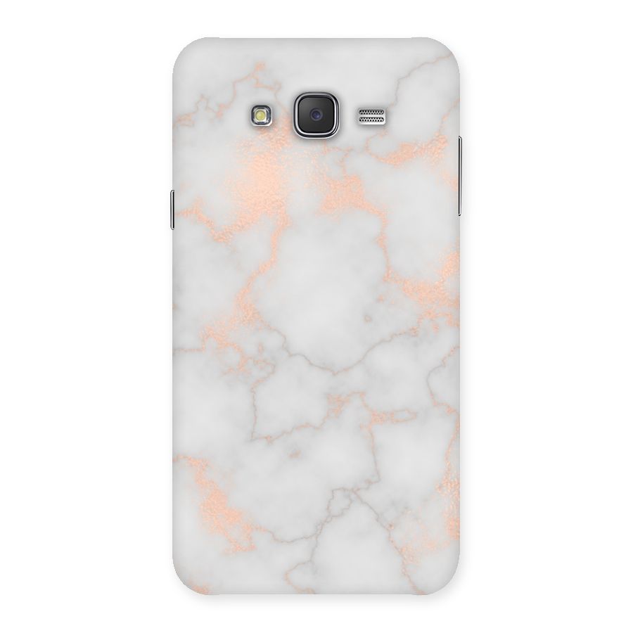 RoseGold Marble Back Case for Galaxy J7