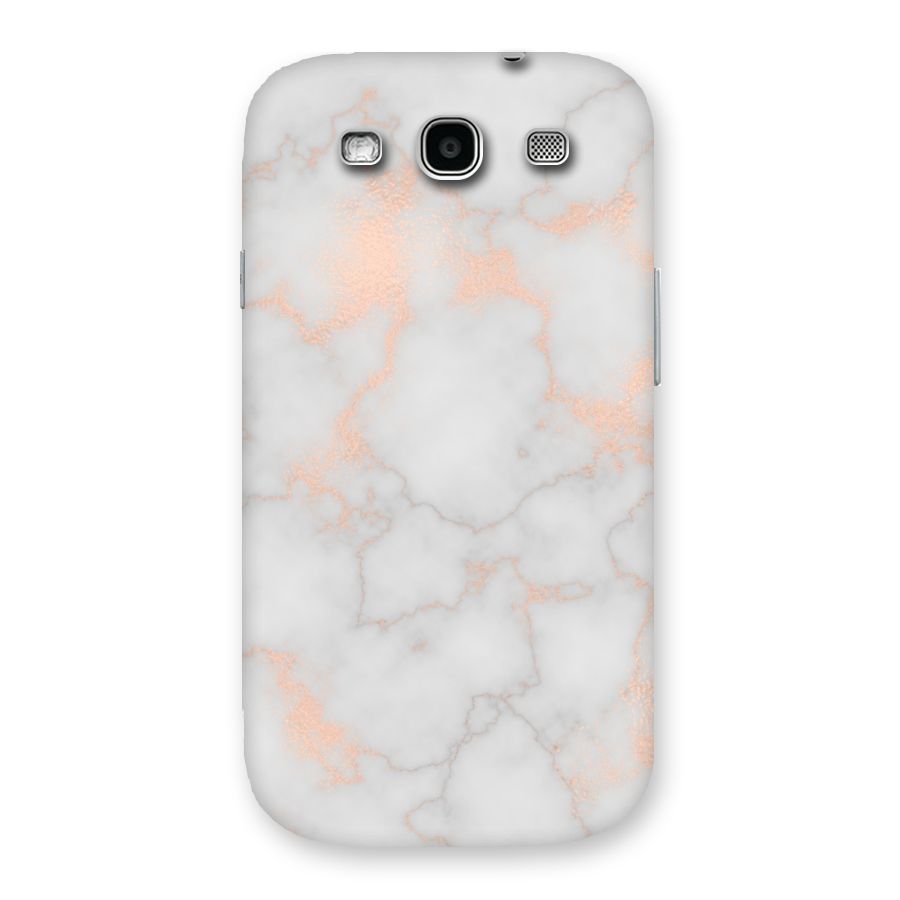 RoseGold Marble Back Case for Galaxy S3 Neo