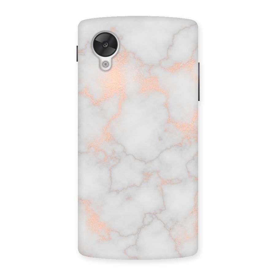 RoseGold Marble Back Case for Google Nexsus 5