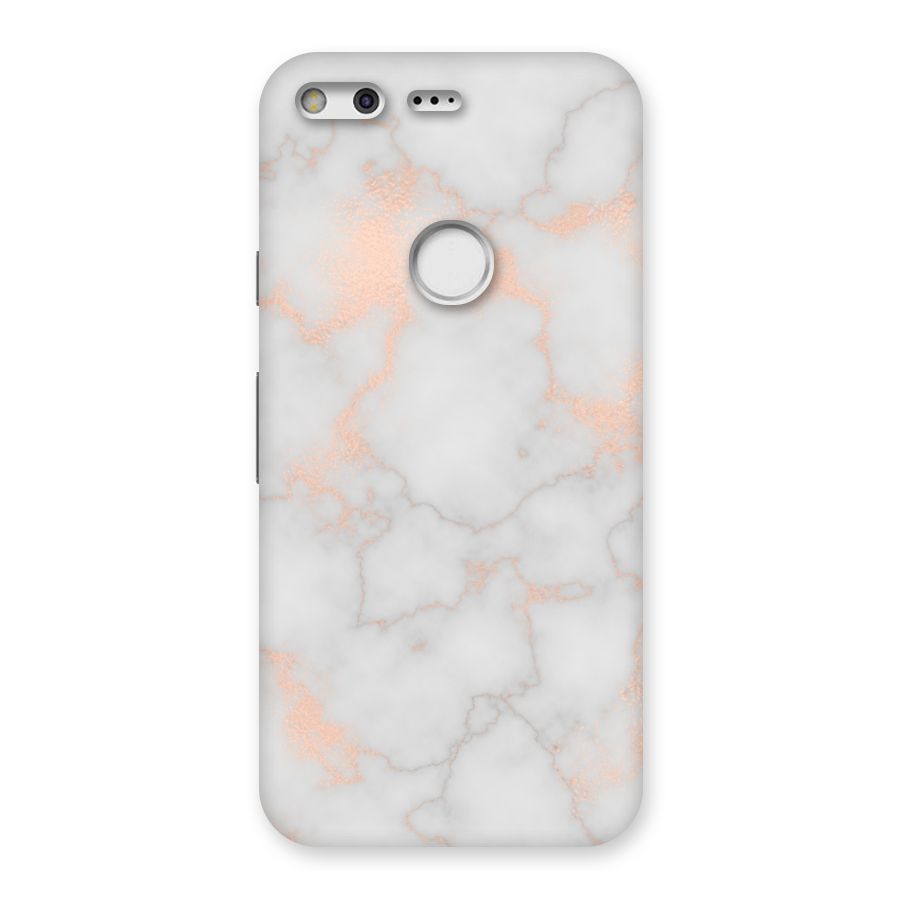 RoseGold Marble Back Case for Google Pixel