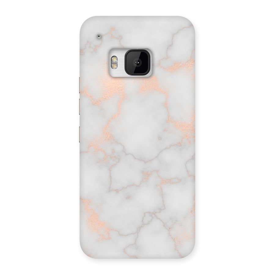RoseGold Marble Back Case for HTC One M9
