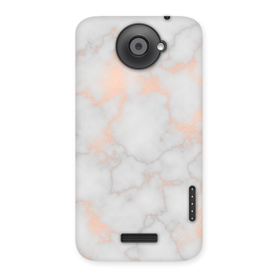 RoseGold Marble Back Case for HTC One X
