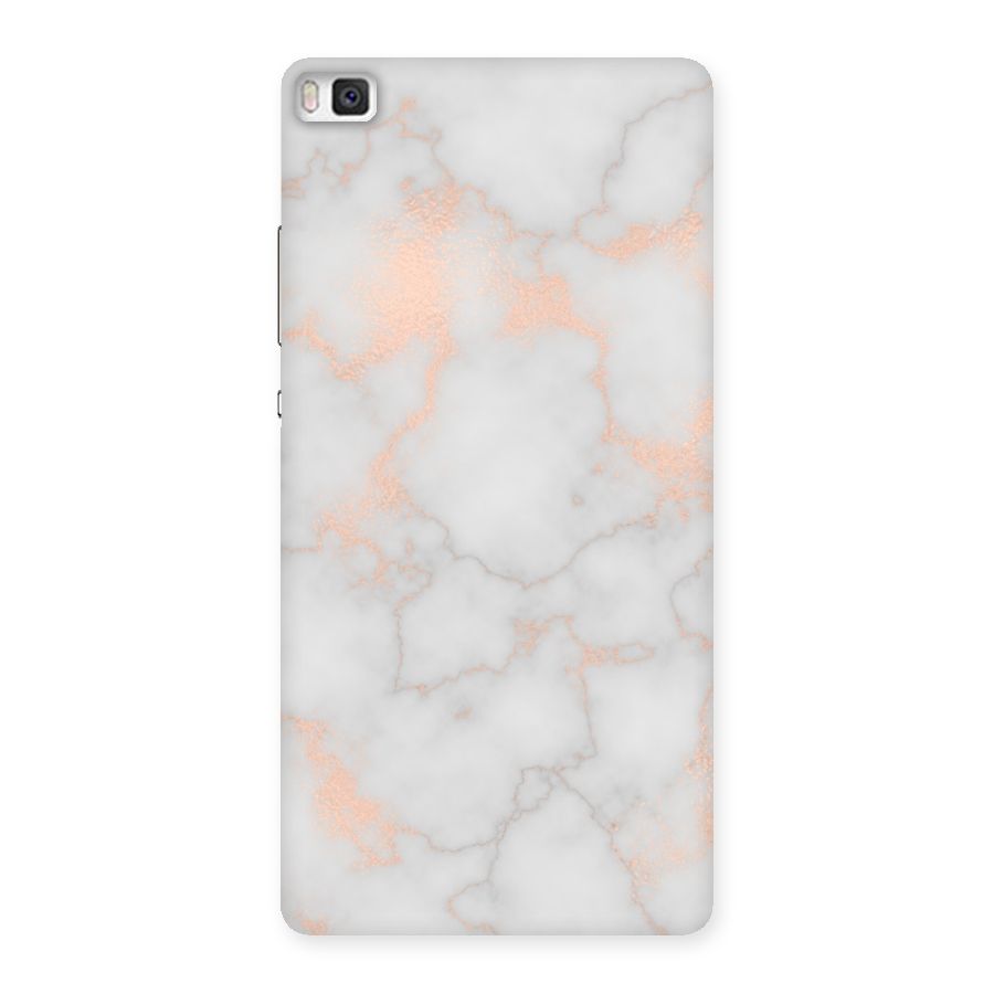 RoseGold Marble Back Case for Huawei P8