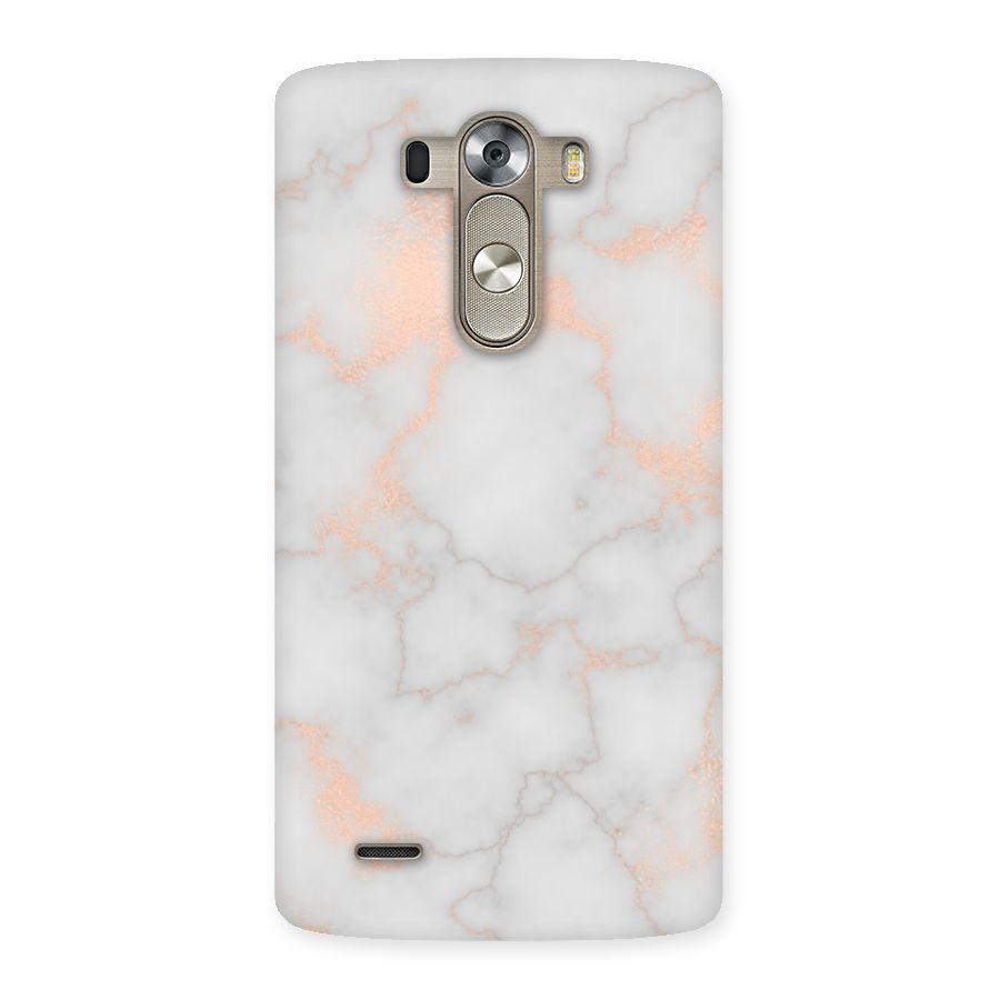 RoseGold Marble Back Case for LG G3