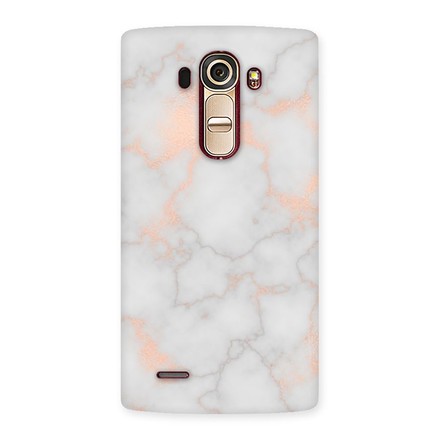 RoseGold Marble Back Case for LG G4