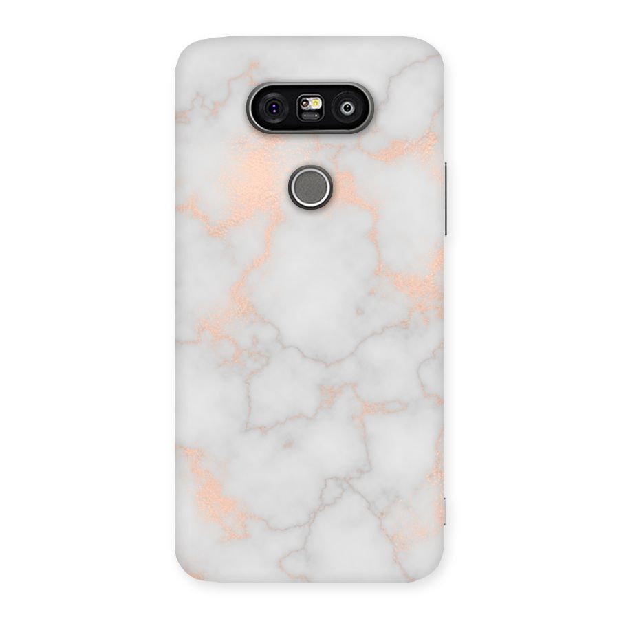 RoseGold Marble Back Case for LG G5