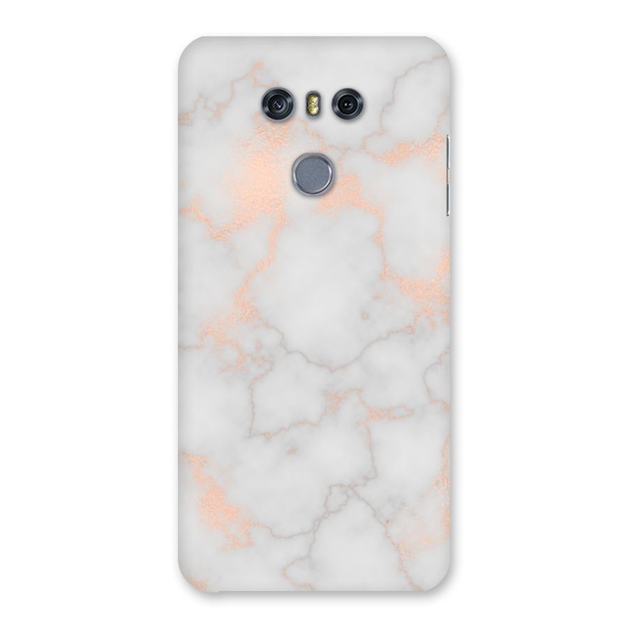 RoseGold Marble Back Case for LG G6