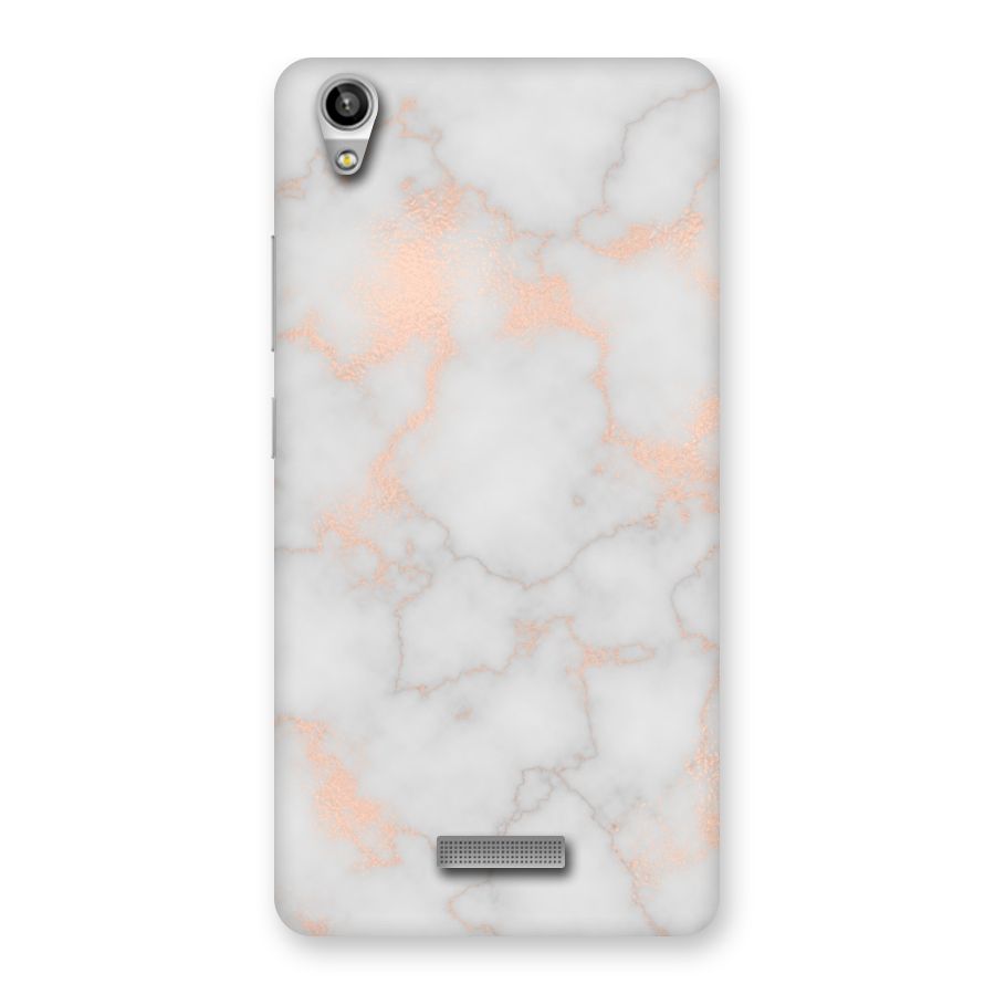 RoseGold Marble Back Case for Lava-Pixel-V1