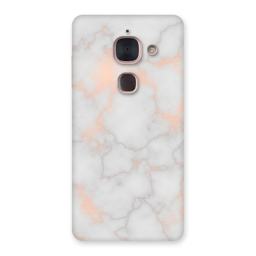 RoseGold Marble Back Case for Le Max 2