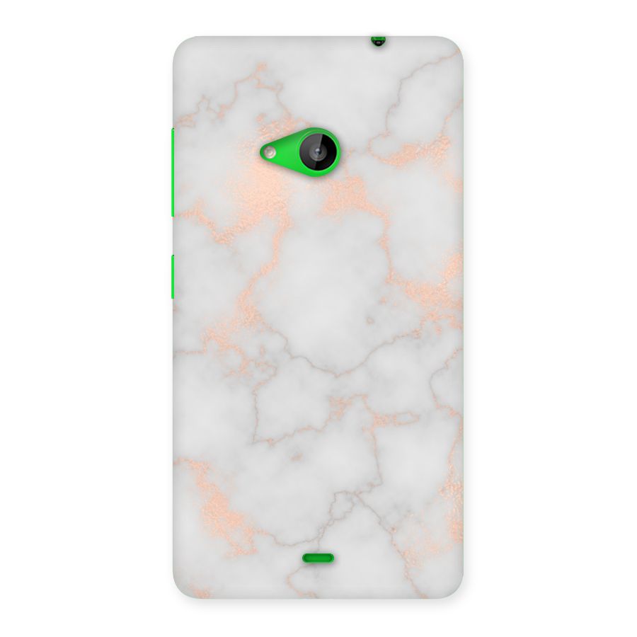 RoseGold Marble Back Case for Lumia 535