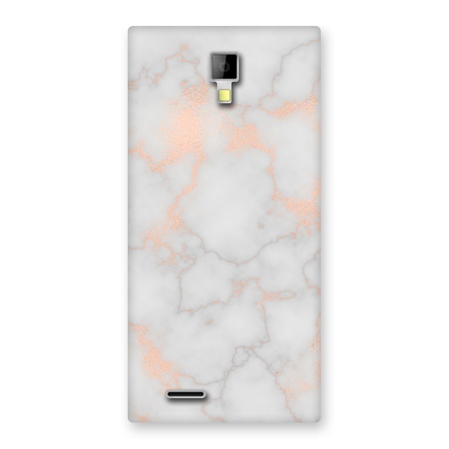 RoseGold Marble Back Case for Micromax Canvas Xpress A99
